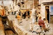 A Breezy Day in Venice By Ettore Tito