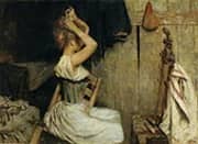 At the Mirror By Ettore Tito