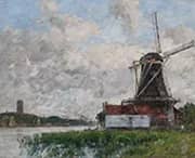 Dordrecht 1875 By Eugene Boudin