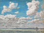 Seascape with Open Sky By Eugene Boudin