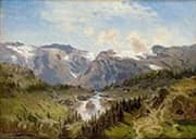 Norwegian Landscape with River By Morten Muller