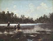People in Rowboats 1876 By Morten Muller