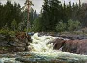 Waterfall 1891 By Morten Muller