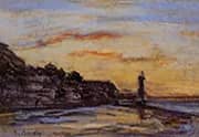 The Honfleur Lighthouse By Eugene Boudin