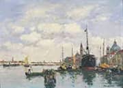 Venice Seascape at the Giudecca 1895 By Eugene Boudin