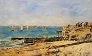 Villerville the Shore 1896 By Eugene Boudin