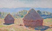Grainstacks in Bright Sunlight 1890 By Claude Monet
