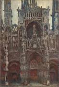Rouen Cathedral Evening Harmony in the Brown 1894 By Claude Monet