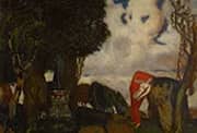 Iphigenia in the Court By Franz von Stuck