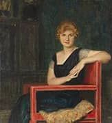 Portrait of a Lady 1916 By Franz von Stuck