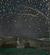 Shooting Stars By Franz von Stuck