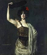 The Dancer Saharet 1906 By Franz von Stuck