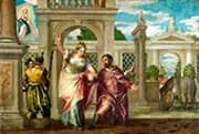 Emperor Augustus and the Sibyl By Paolo Veronese