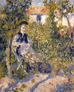 Nini in the Garden 1876 By Pierre Auguste Renoir