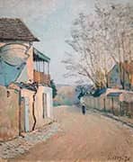 Princess Street in Winter 1875 By Alfred Sisley