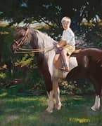 Edmund and His Pony Peanut 1930 By Edmund Tarbell