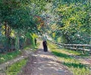 Avenue of the Villa des Fleurs in Trouville 1883 By Gustave Caillebotte