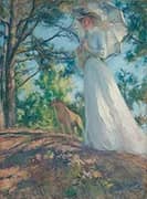 On Bos'n's Hill 1901 By Edmund Tarbell