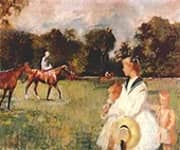 Schooling the Horses 1902 By Edmund Tarbell