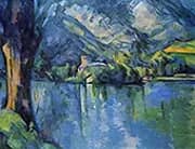 The Sea in Annecy 1896 By Paul Cezanne