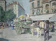 Flower Cart Paris By Luther Emerson van Gorder