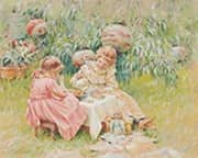 Tea in the Garden By Luther Emerson van Gorder