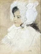 Portrait of a Girl 1902 By Gustav Klimt