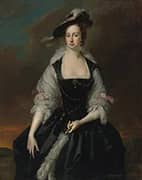 Portrait of Lady Frances Courtenay By Thomas Hudson