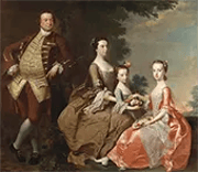 The Thistlethwayte Family 1758 By Thomas Hudson