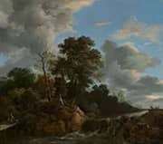 Landscape c1670 By Jacob van Ruisdael