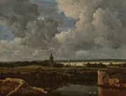 Landscape with a Windmill By Jacob van Ruisdael