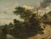 Sandy Track in the Dunes c1650 By Jacob van Ruisdael