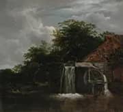 The Watermill c1660 By Jacob van Ruisdael