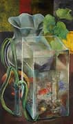 Still Life with Goldfish Bowl c1930 By Hanns Ludwig Katz