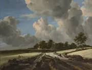 Wheat Fields c1670 By Jacob van Ruisdael