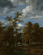 Landscape with Tall Trees By Jacob van Ruisdael
