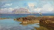 Monte Pellegrino Palermo Sicily By Francesco Lojacono