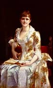 Portrait of Young Lady By Alexandre Cabanel