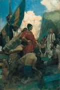 Phoenician Merchants 1914 By Howard Pyle
