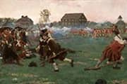 The Fight on Lexington Common 1898 By Howard Pyle