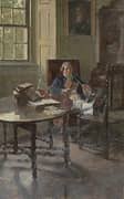 They Read Only on Occasion 1896 By Howard Pyle
