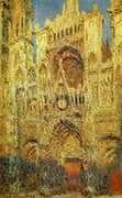 Rouen Cathedral at Sunset By Claude Monet