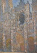 Rouen Cathedral the Facade in Sunlight c1892 By Claude Monet
