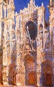 Rouen Cathedral the Portal in the Sun 1894 By Claude Monet