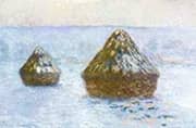 Grainstacks Winter 1891 By Claude Monet
