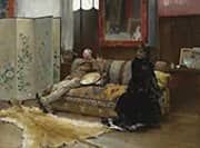 Gustave Courtois in his Studio 1880 By Pascal Dagnan Bouveret