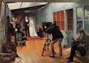 Wedding in the Photographer's Studio 1879 By Pascal Dagnan Bouveret