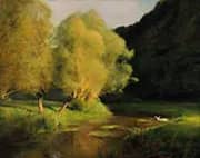 Willows by a Stream 1908 By Pascal Dagnan Bouveret