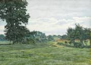 A Village in the Fens By William Fraser Garden