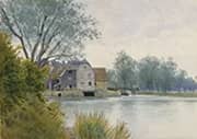Hemingford Mill Huntingdonshire 1901 By William Fraser Garden